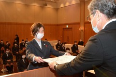 3/7　平、いわき准看護学校卒業式が行われる