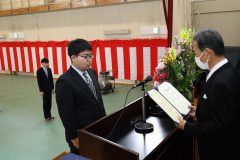 3/17　いわきコンピュータ・カレッジ卒業式（泉公民館講堂）