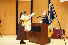 3/13　iwakiヘアメイクアカデミー卒業式（市芸術文化交流館アリオス）